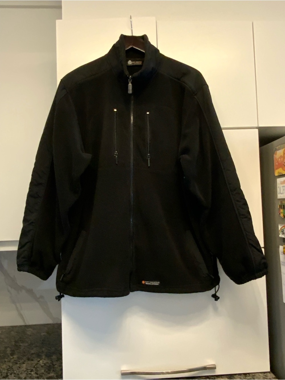 Men's Black technical activewear Full-Zip Jacket  / XL /
